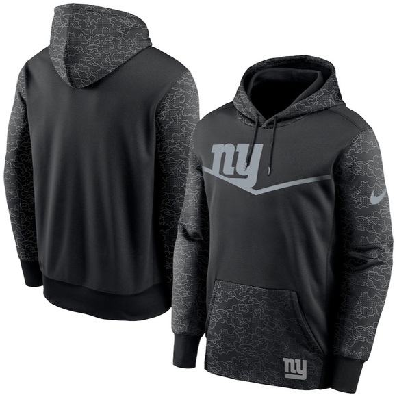 Nike Officially Licensed NFL NYGiants Reflective Pullover Therma Hoodie Mens M